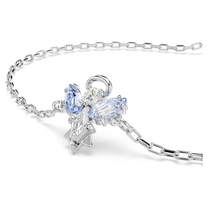 swarovski magic bracelet  angel  blue  rhodium plated