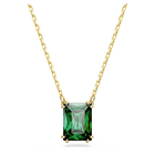 ★SWAROVSKI★ Stilla Green Gold Tone Necklace 5677141 Buy Swarovski Stilla pendant, Rectangular cut, Green, Gold