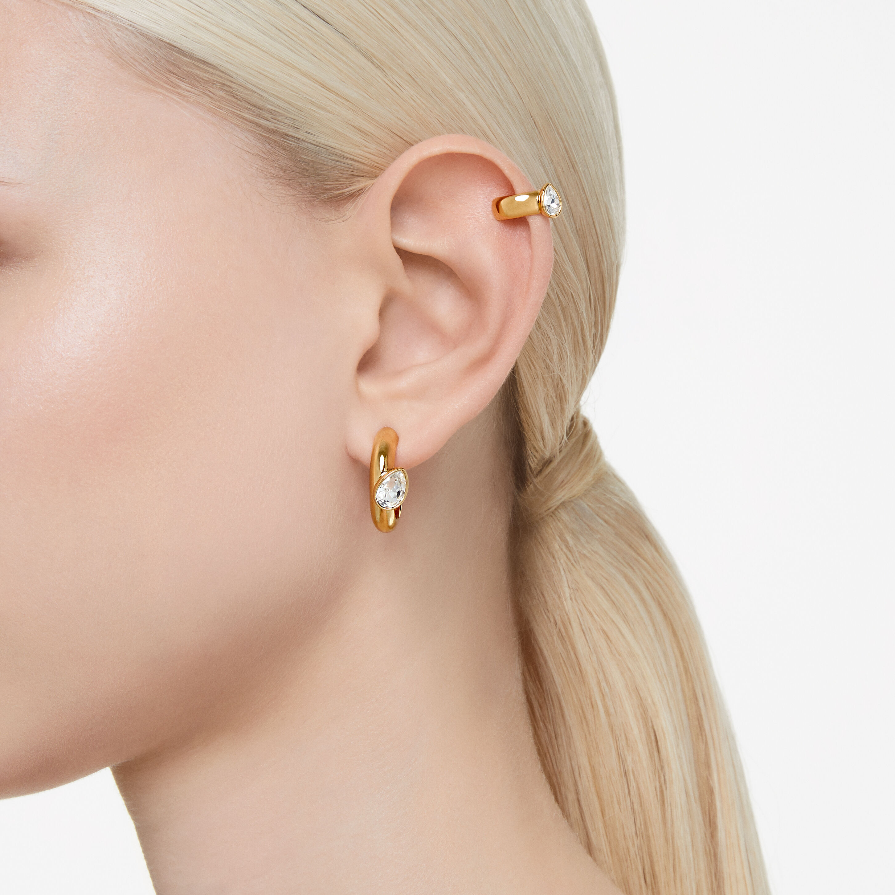 3 tone shop gold hoop earrings