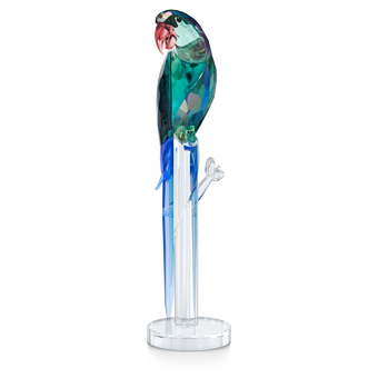 swarovski jungle beats green macaw banjo