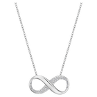 swarovski exist pendant infinity white rhodium plated