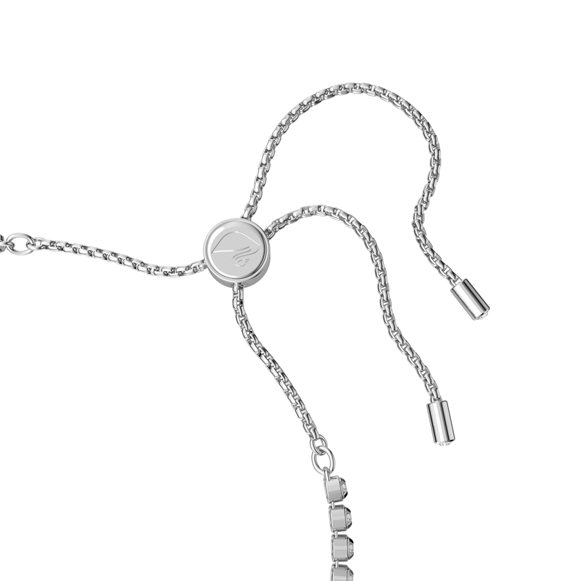 swarovski subtle bracelet  evil eye  white  rhodium plated