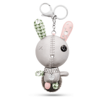 swarovski mathilde bag charm rabbit gray stainless steel