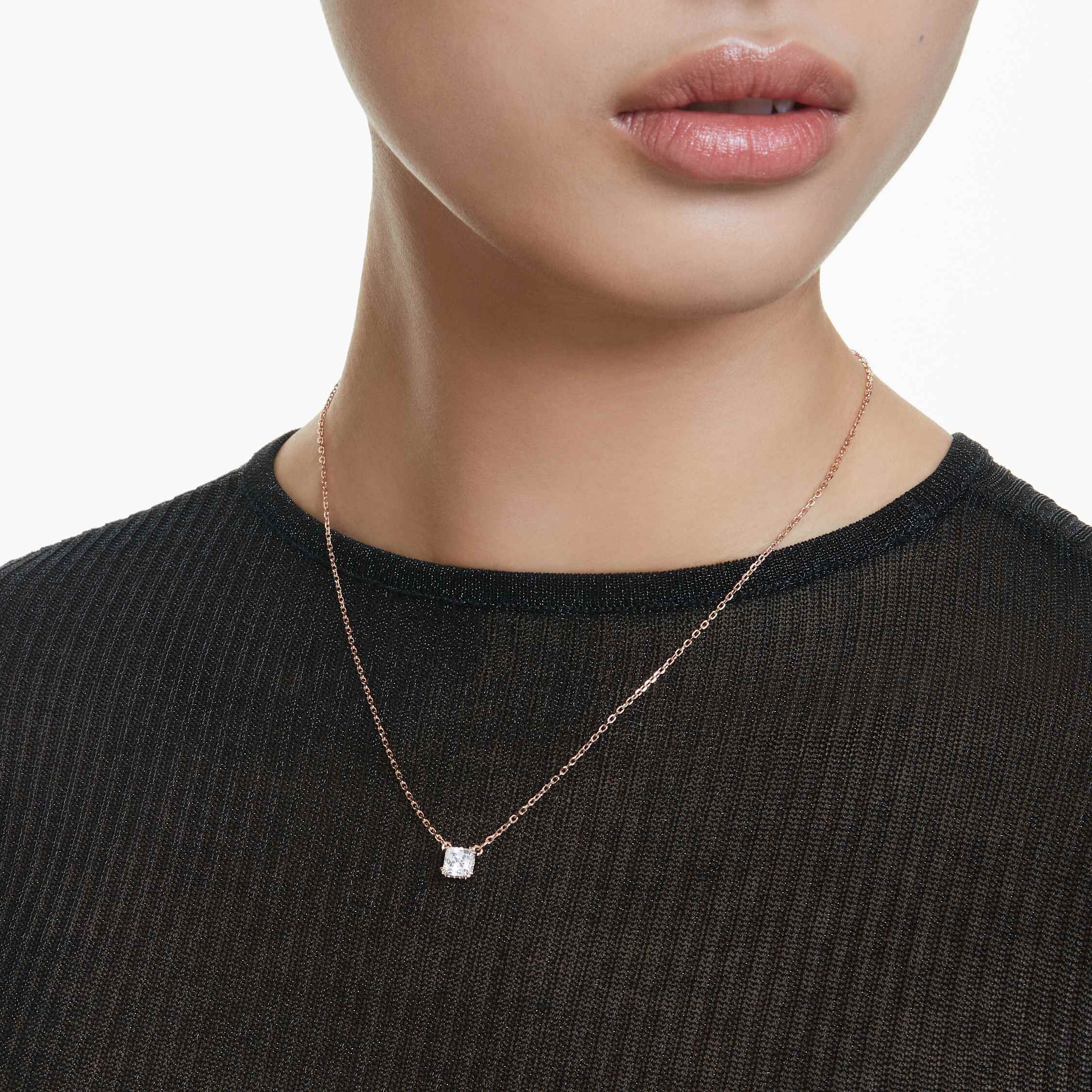 Square cut necklace hotsell