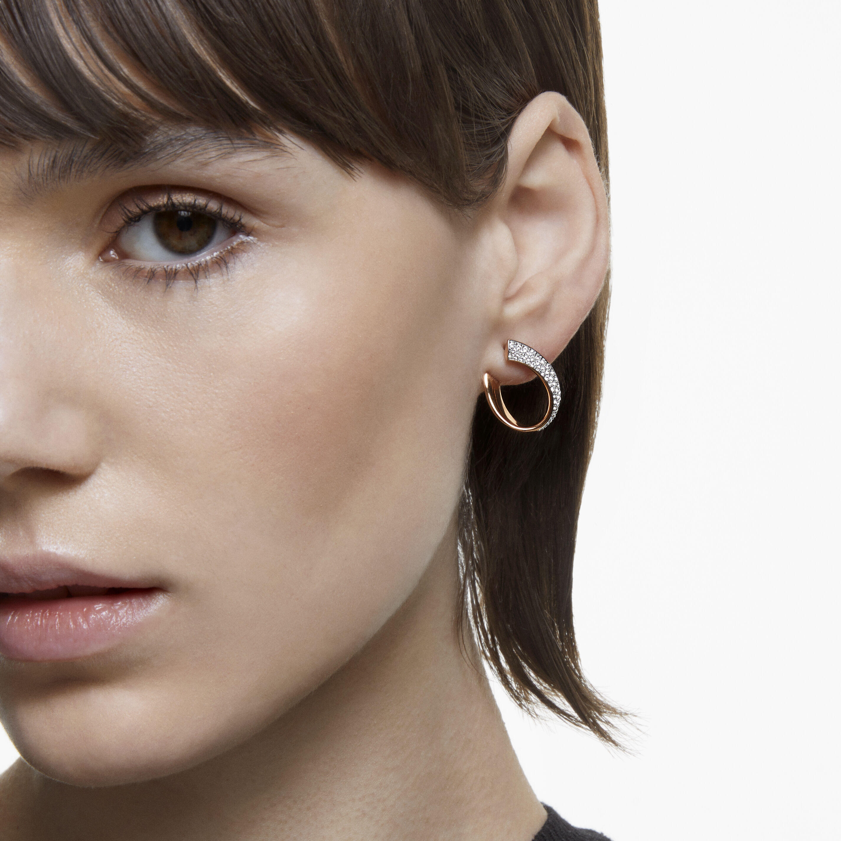 Swarovski fit shop hoop earrings