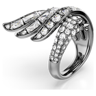 swarovski the vienna collection ring swan white ruthenium plated