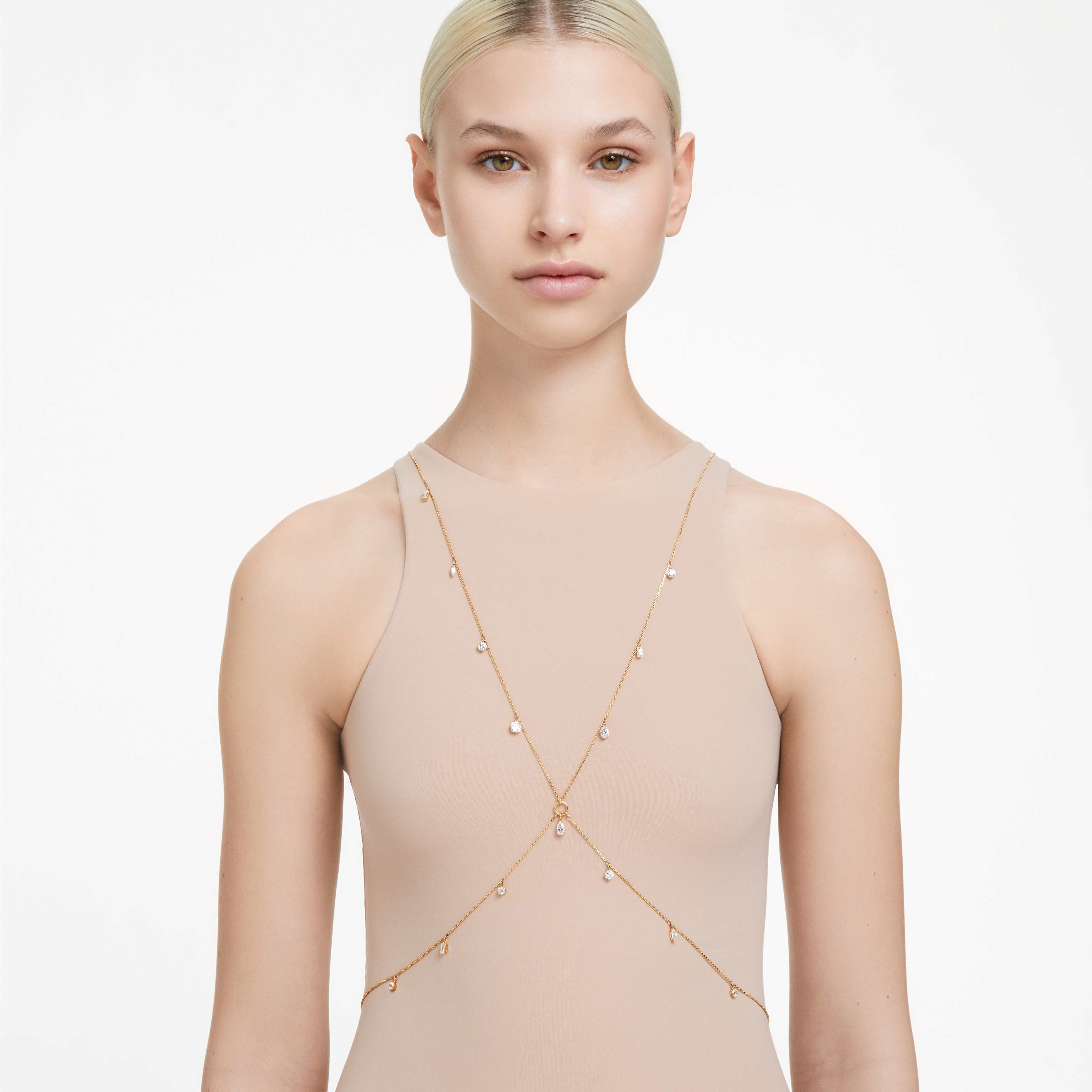 Swarovski body jewelry top