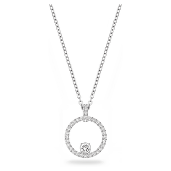 swarovski constella pendant  white  rhodium plated