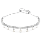 ariana grande x swarovski choker crystal pearl round cut white rhodium plated