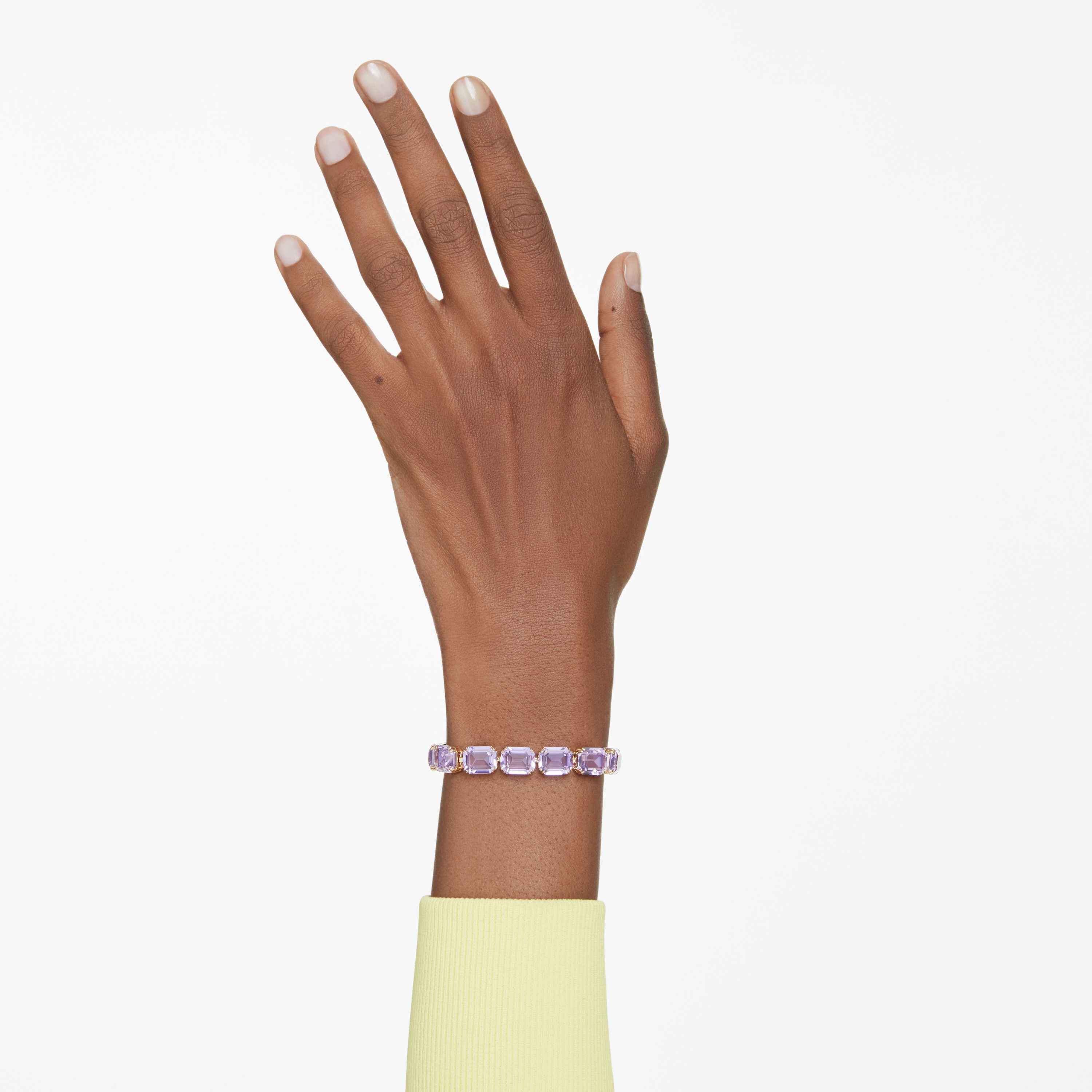 【SWAROVSKI】☆Millenia バングル☆ Millenia bangle, Octagon cut, White, Rhodium plated | Swarovski