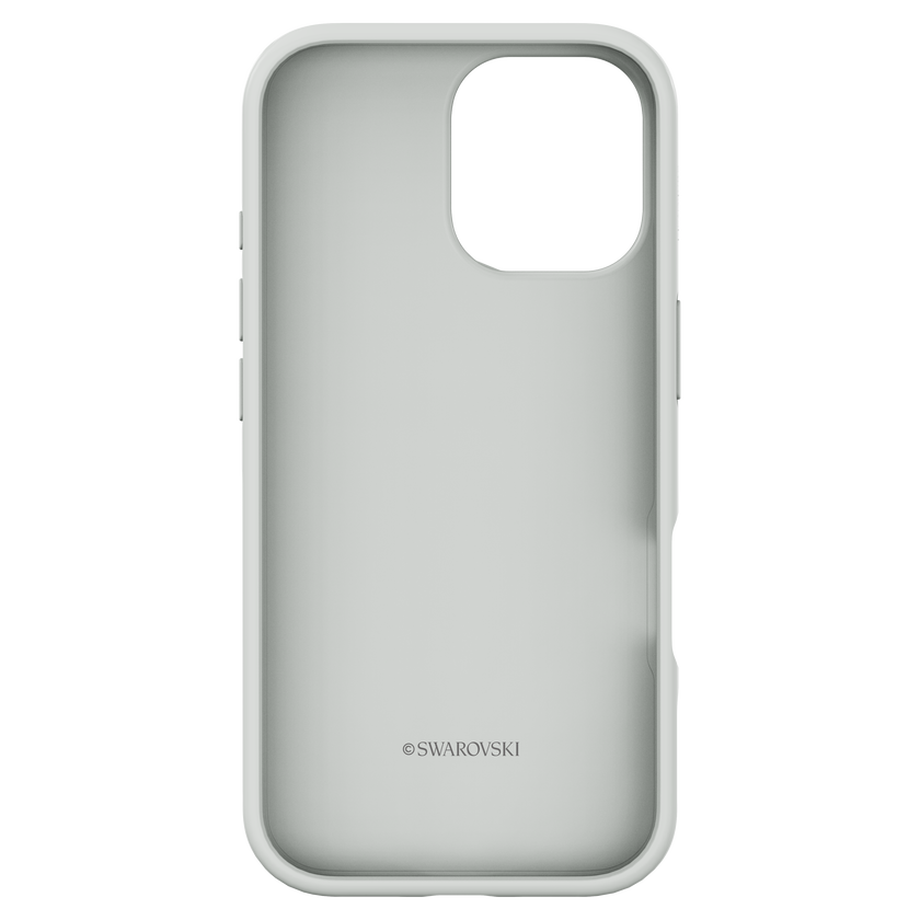 swarovski high smartphone case  iphone  17  silver tone