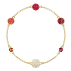 swarovski remix collection pop strand multi colored gold plating