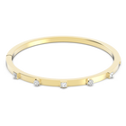 swarovski thrilling bangle small white gold tone plated