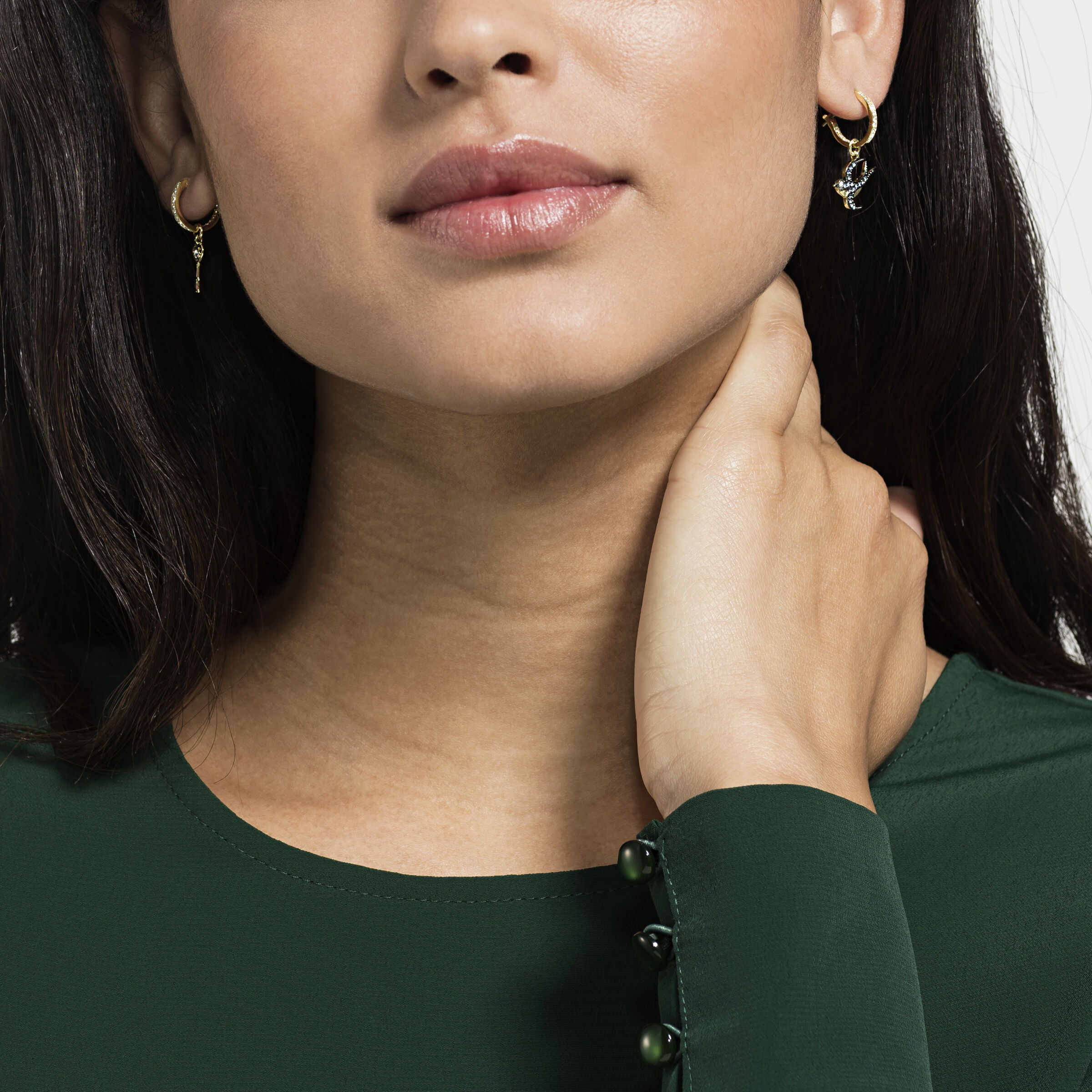 Swarovski magic pierced store earrings