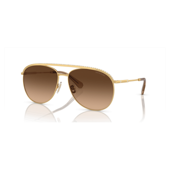 swarovski sunglasses  pilot shape  sk7005el  brown