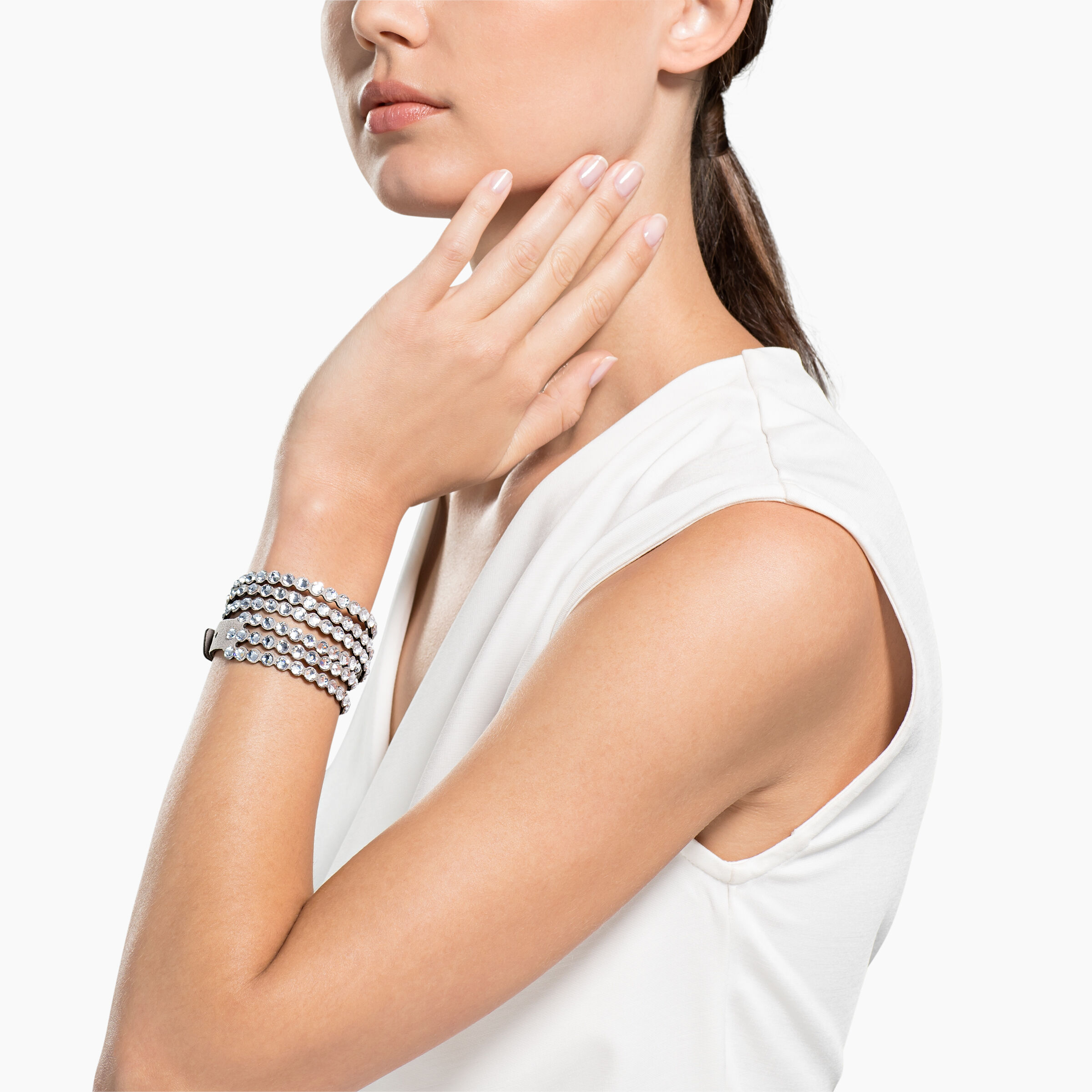 Swarovski women's power collection bracelet hotsell