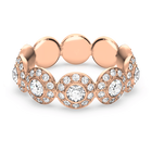 swarovski angelic ring white rose gold plating