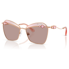 swarovski sunglasses  square shape  sk7040  pink