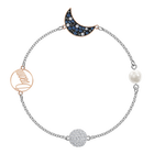 Swarovski Remix Collection Moon Strand, Mixed metal finish, Multi-colored