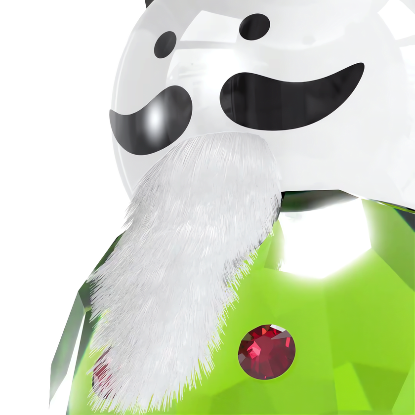 swarovski holiday cheers nutcracker ornament  green