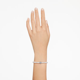 swarovski remix collection strand  white  rhodium plated