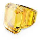 swarovski lucent cocktail ring  yellow