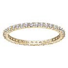 Vittore Ring, White, Gold-tone plated