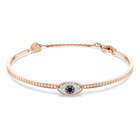swarovski symbolica bangle  eye  multicolored  rose gold tone plated