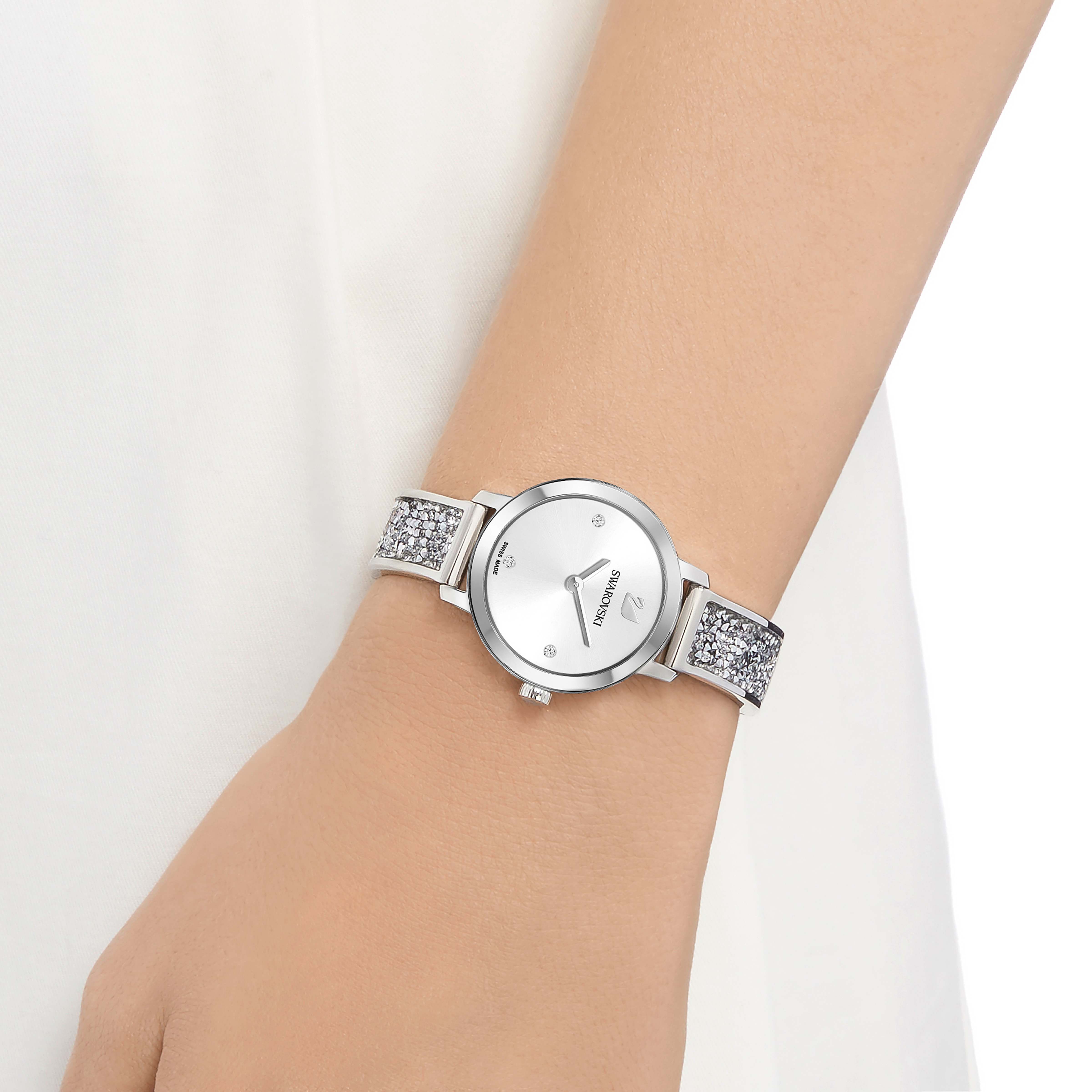 Buy Swarovski Cosmic Rock Watch Metal Bracelet White Silver Tone