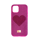 Crystalgram Heart Smartphone Case with Bumper, iPhone® 11 Pro, Pink