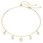 swarovski imber necklace mixed cuts white gold tone plated