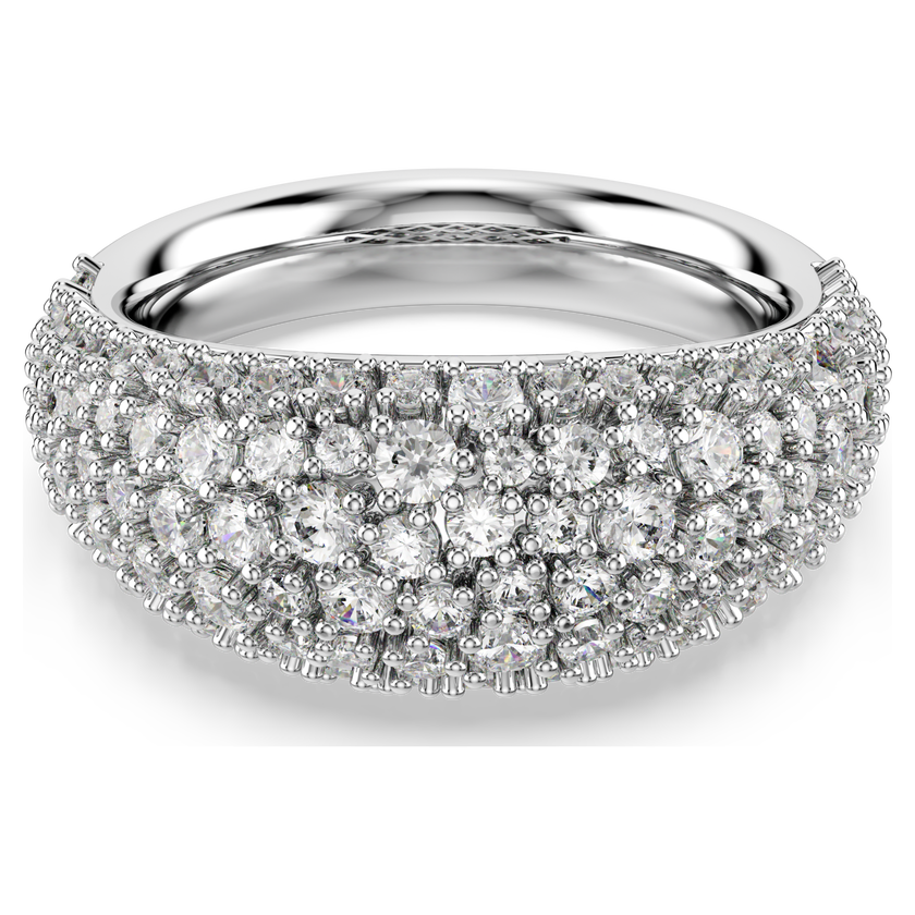 swarovski sublima ring  white  rhodium plated