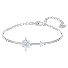 swarovski symbolic bangle white rhodium plated