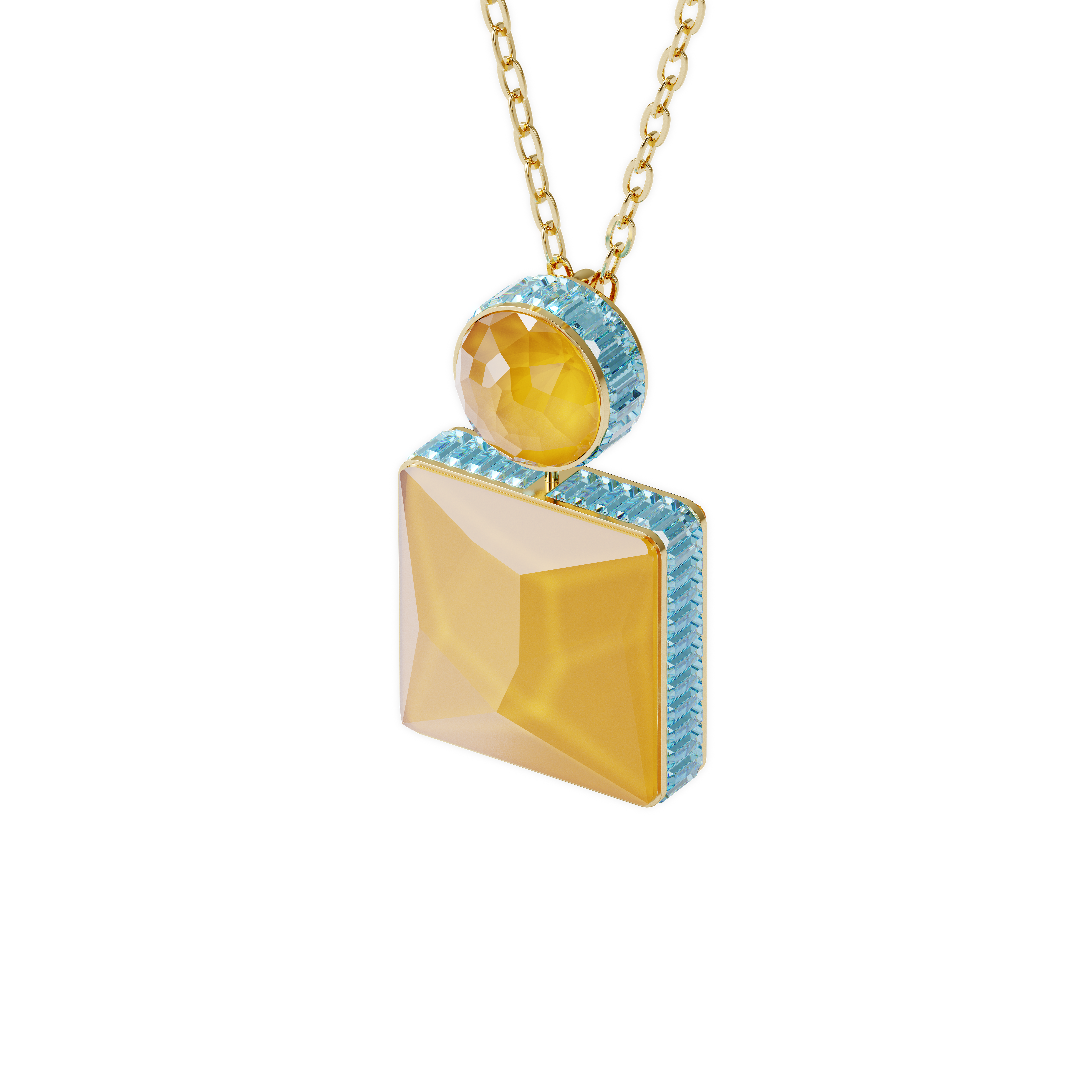 Buy Swarovski Orbita necklace, Square 