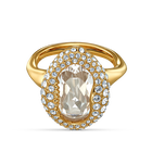 Buy Swarovski Shell Ring White Gold tone plated