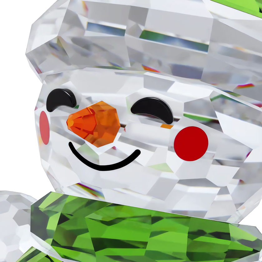 swarovski holiday cheers rocking snowman