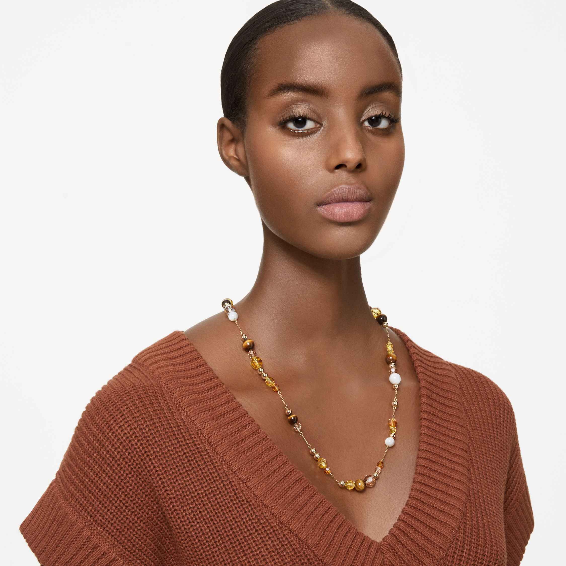 Extra long gold necklace hotsell