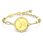 Zodiac bracelet, Cancer, Gold tone, Gold-tone plated