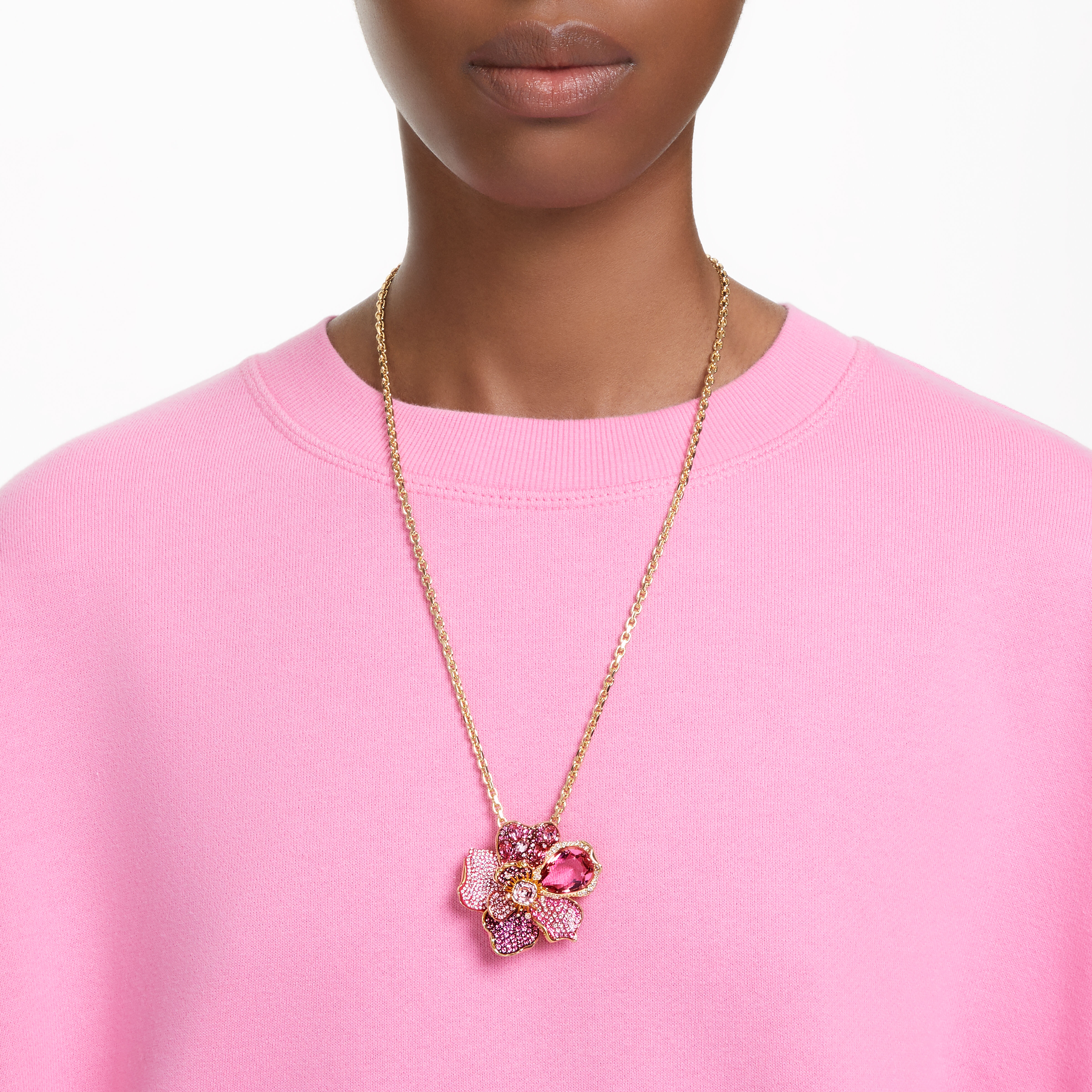 Swarovski pave necklace new arrivals