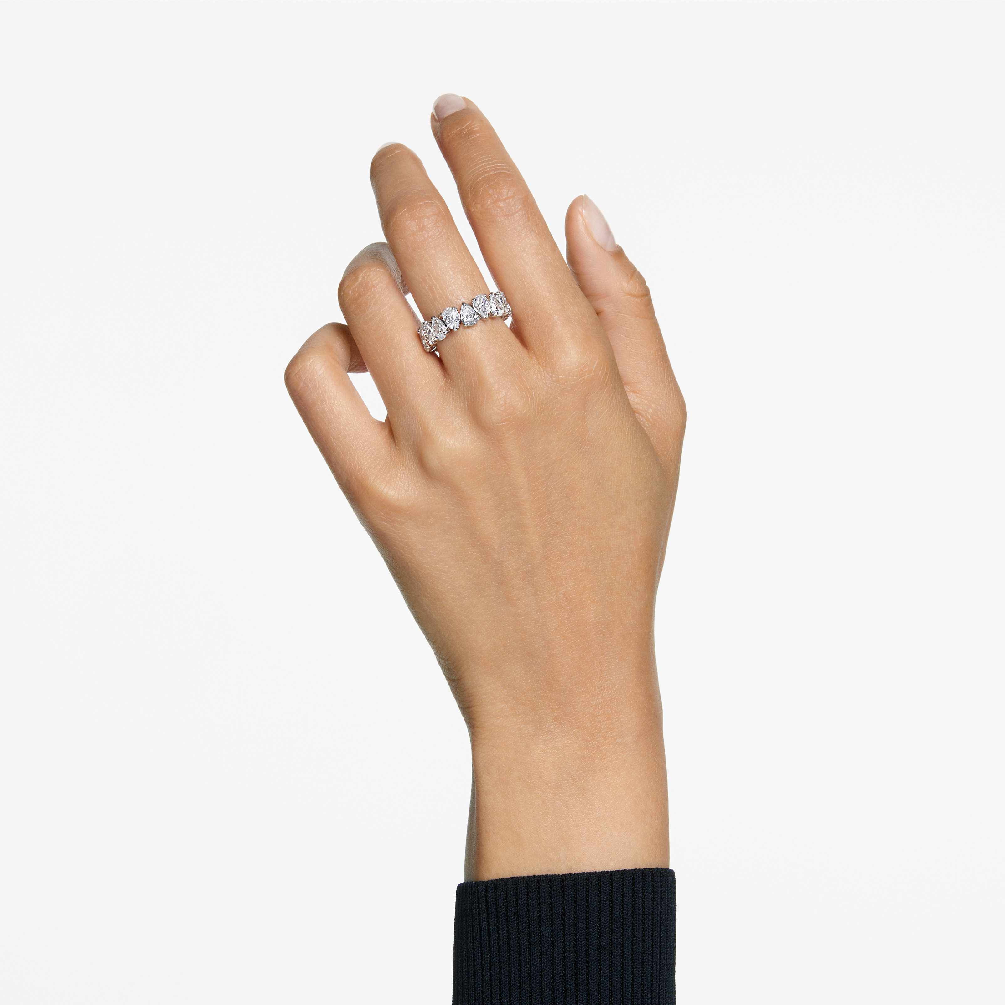 Buy Swarovski Matrix Vittore ring, Drop cut, White, Rhodium Buy Swarovski Matrix Vittore ring, Drop cut, White, Rhodium