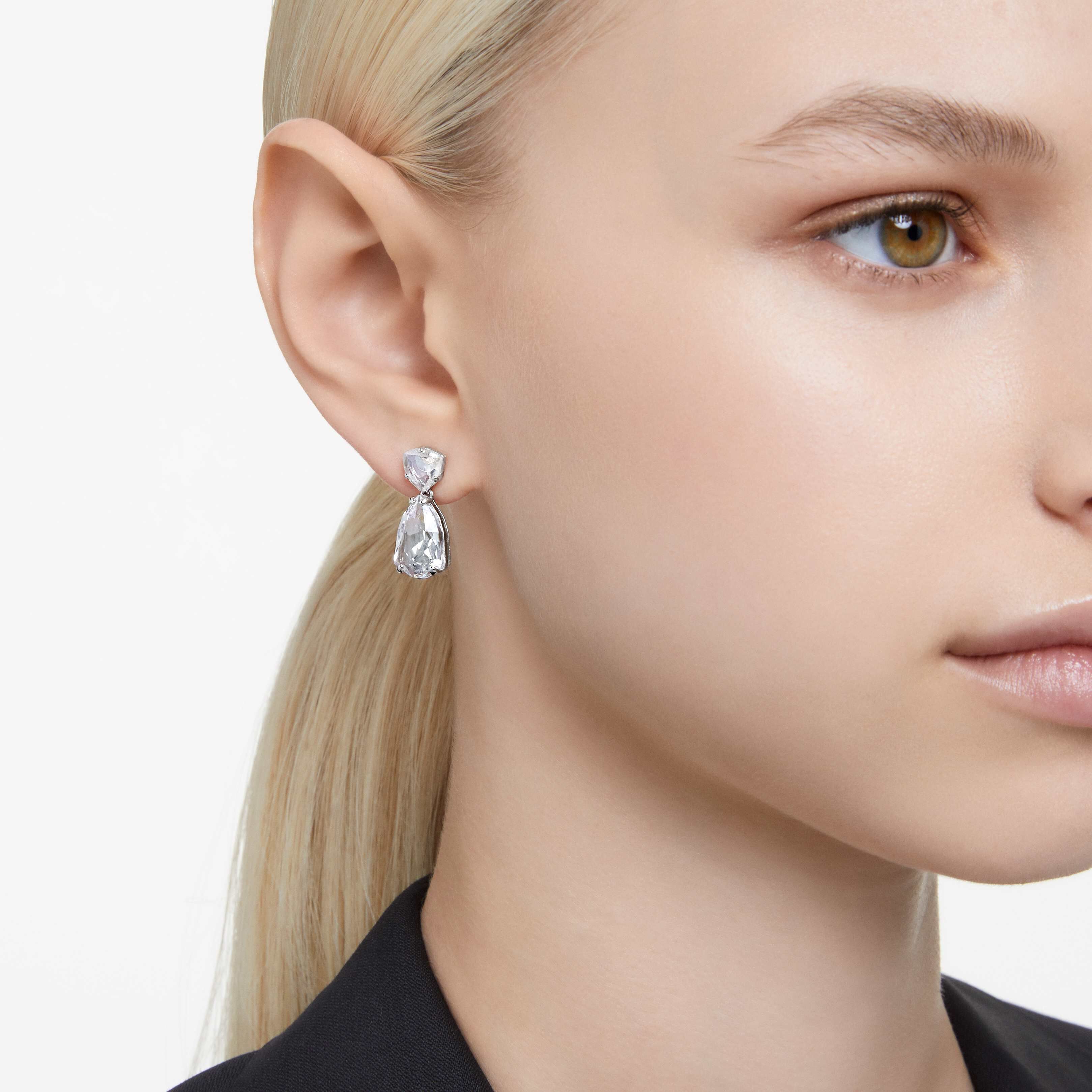 めづ New 100% SWAROVSKI Brand 5665767 Detachable Mesmera Earrings