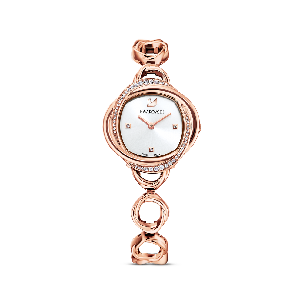 Buy Swarovski Crystal Flower Watch Metal Bracelet Rose Gold Tone Rose Gold Tone Pvd In Riyadh Jeddah Saudi Arabia 5547626