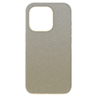 swarovski high smartphone case color gradient iphone 15 pro gold tone