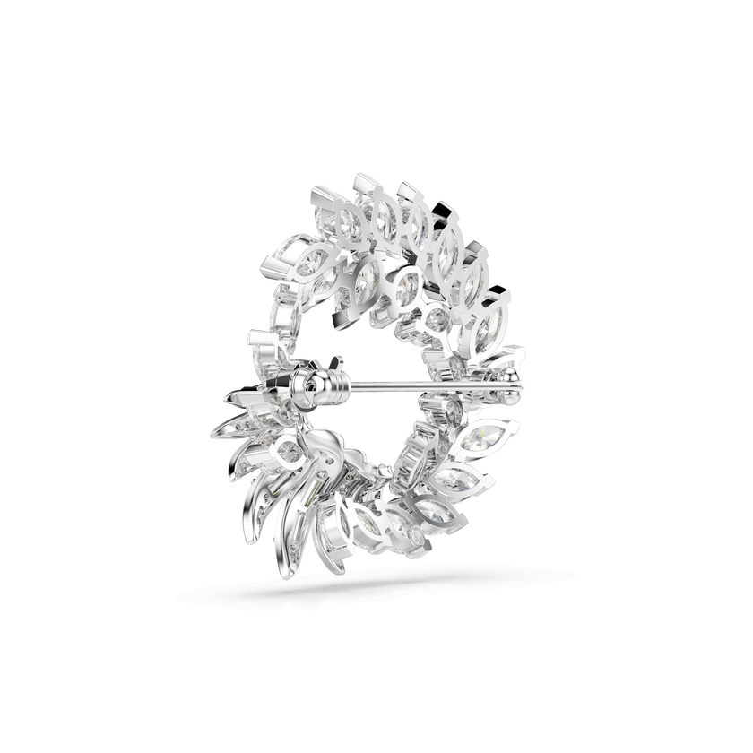 swarovski mesmera brooch  marquise cut  white  rhodium plated