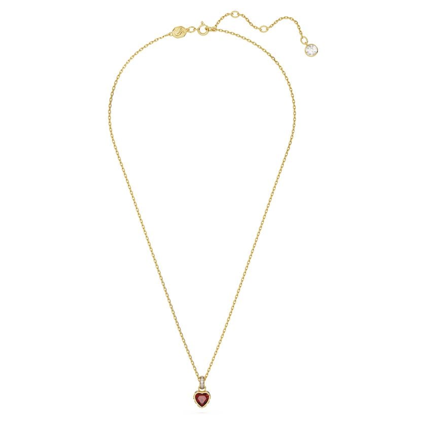 Buy Swarovski Stilla pendant, Heart, Red, Gold-tone plated