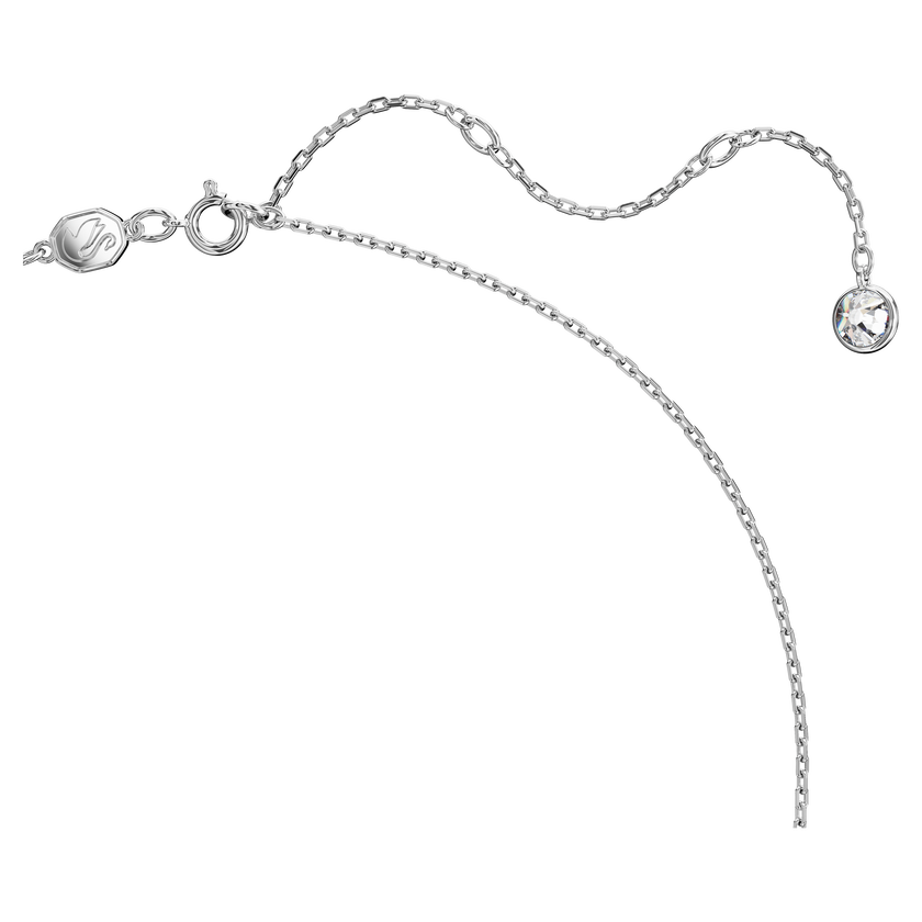 swarovski swan set  swan  blue  rhodium plated