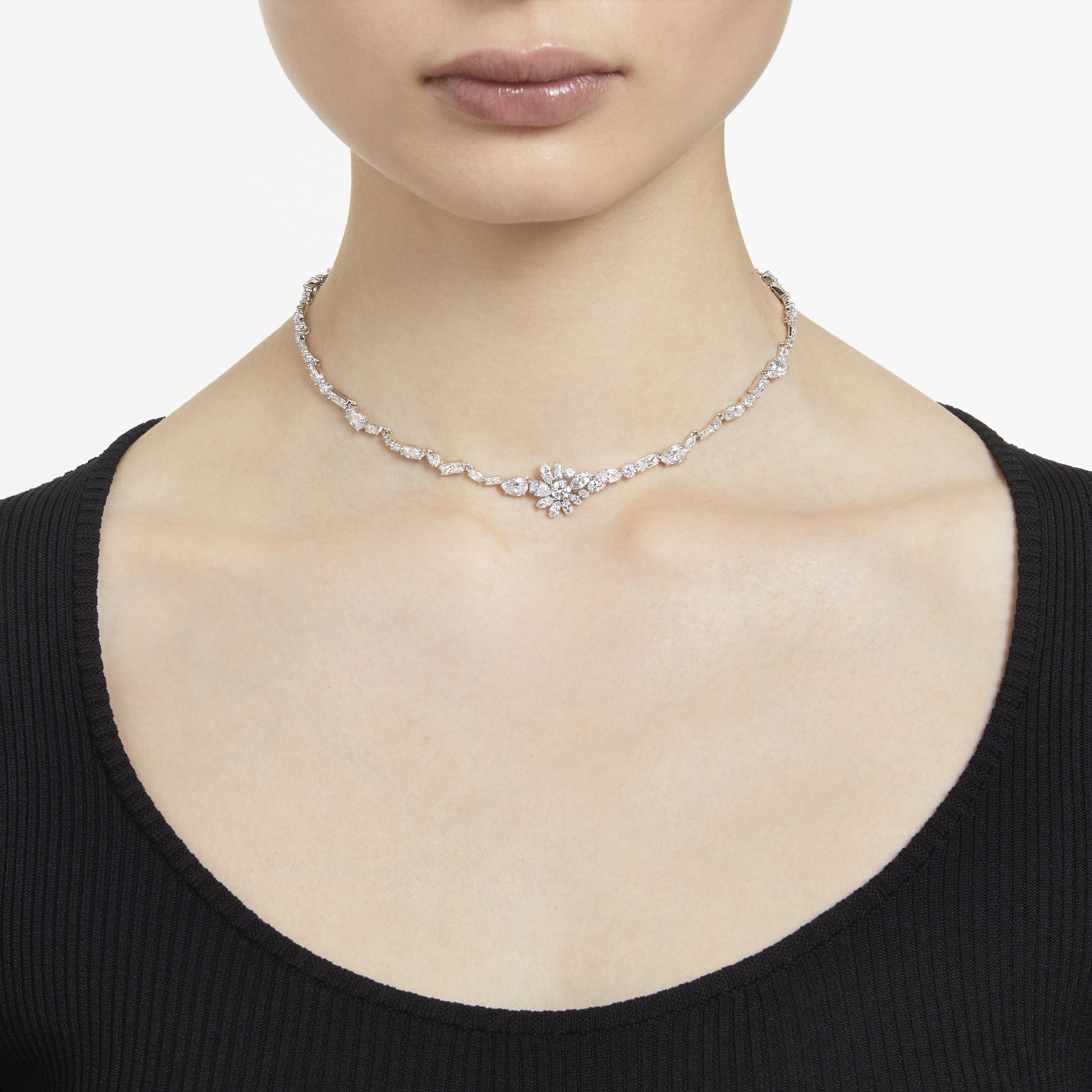 Womens hot sale necklace swarovski