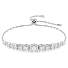 swarovski matrix bracelet gradient of round cuts white rhodium plated