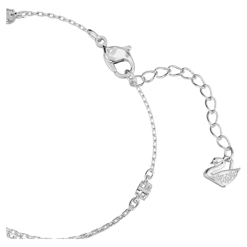 swarovski sunshine bracelet  mixed cuts  sun  pink  rhodium plated