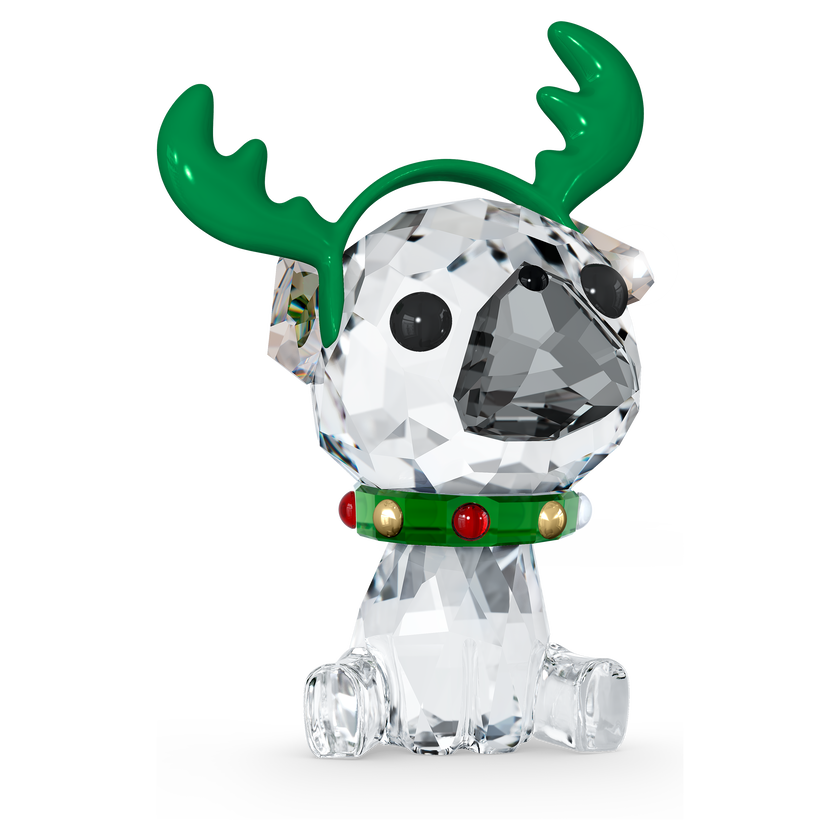swarovski holiday cheers pug